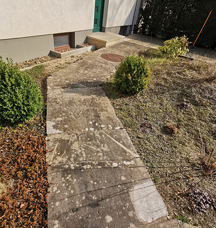 Fassadenreinigung 10 gehwegplatten reinigen